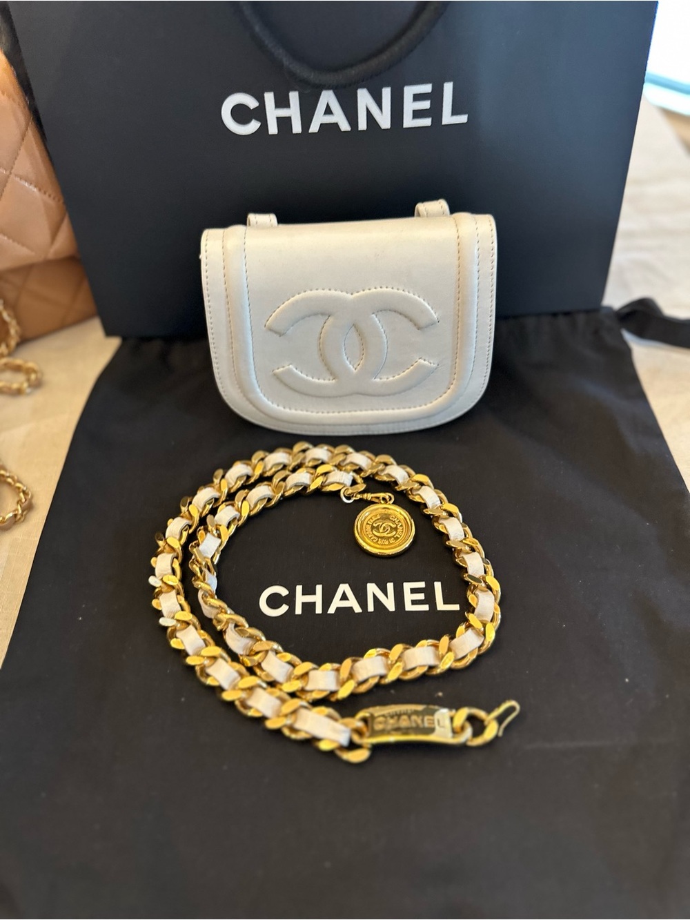 100% authentic Chanel belt, belt only - Picture 9 of 12
